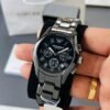 emporio armani black ceramic watch