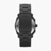 fossil watch machine chronograph matt black dial watch for men