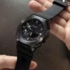 g shock zgm 2100 full black metal body