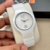 rado jubile men’s white dial ceramic watch – quartz movement