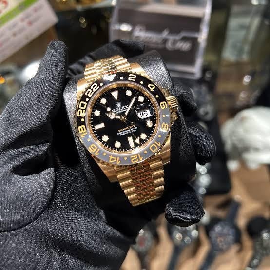 rolex gmt ii gold luxury