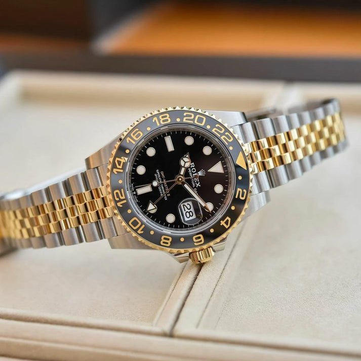 rolex gmt master ii ever rose automatic watch