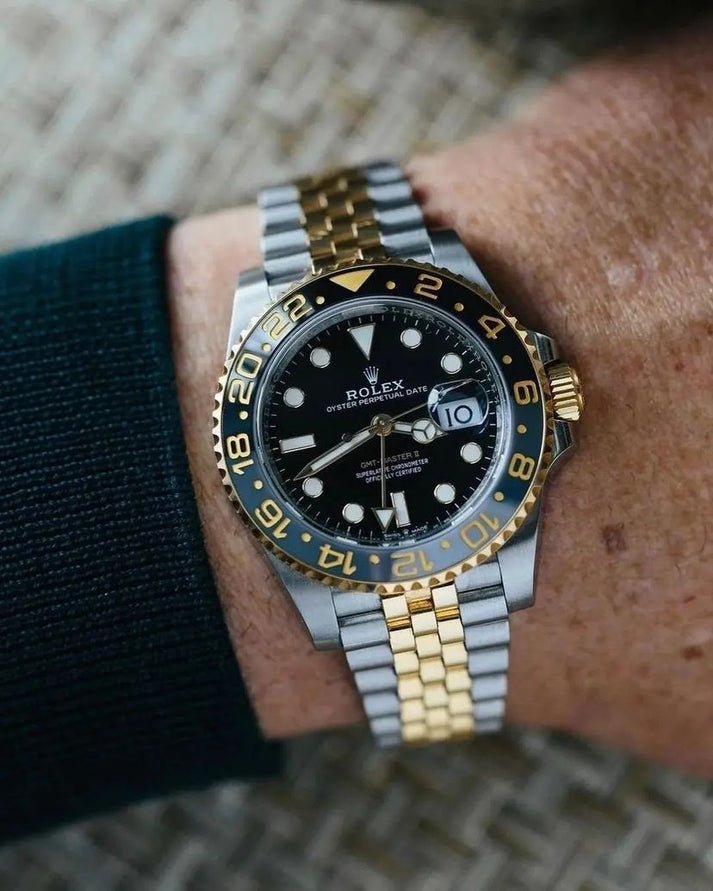 rolex gmt master ii ever rose automatic watch