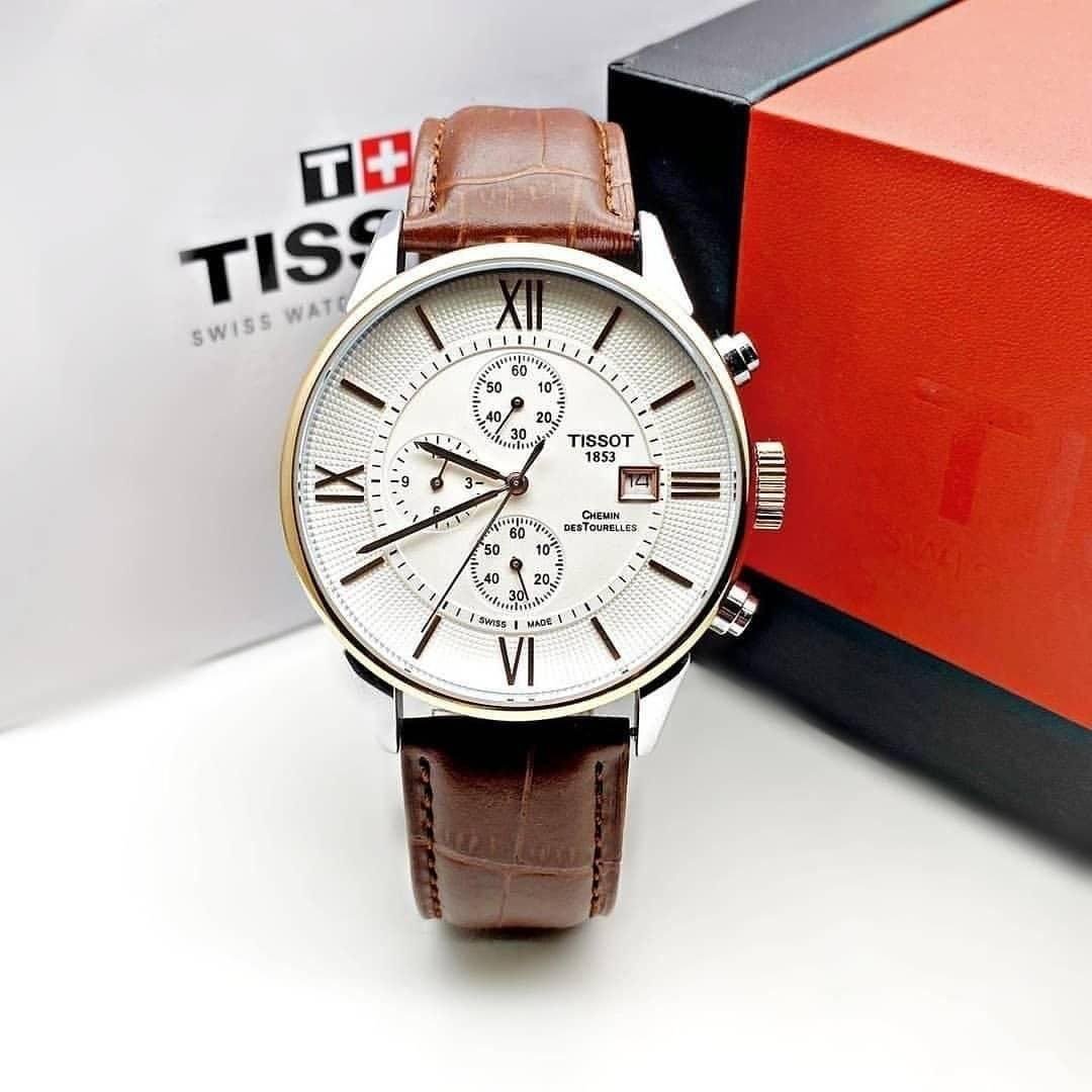 import placeholder for 5477 tissot 1853 men’s brown & white watch