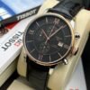 tissot 1853 men’s brown & white watch
