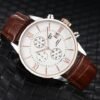 tissot 1853 men’s brown & white watch