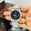 tissot black white chronograph men's watch