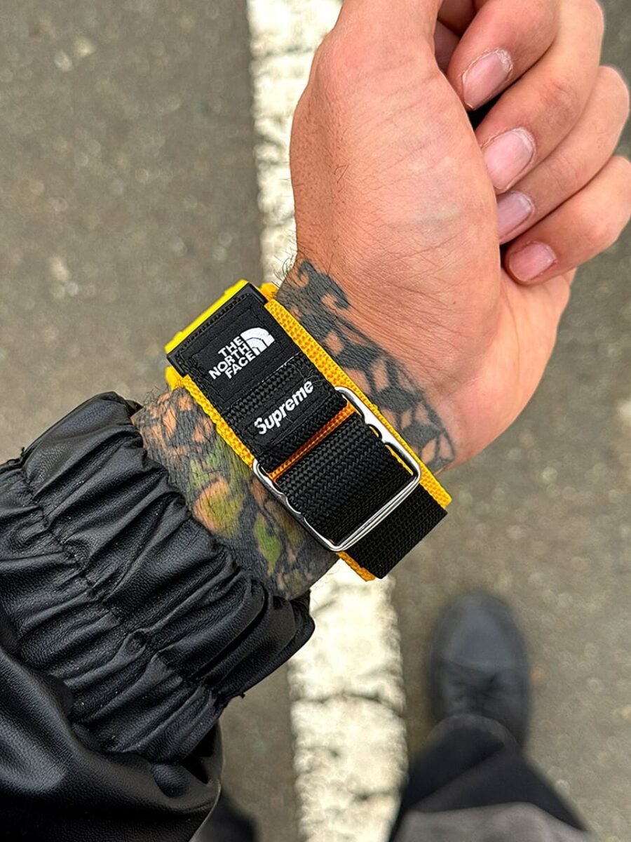casio g shock x supreme x the north fac e special edition