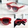 rayban red black