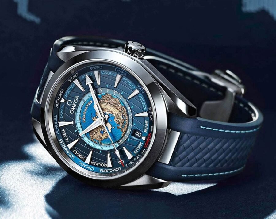 omeg a seamaster aqua terra world map automatic