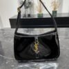 ysl saint laurent shoulder hobo bag glossy with box dustbag card
