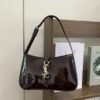 ysl saint laurent shoulder hobo bag glossy with box dustbag card