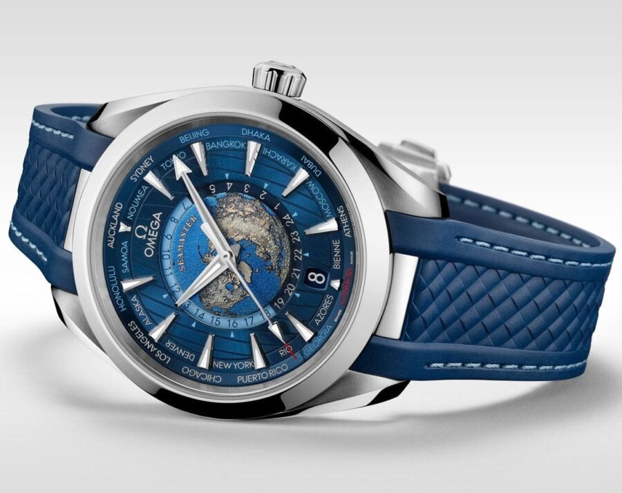omeg a seamaster aqua terra world map automatic