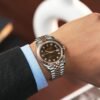 role x oyster perpetual date just automatic copper