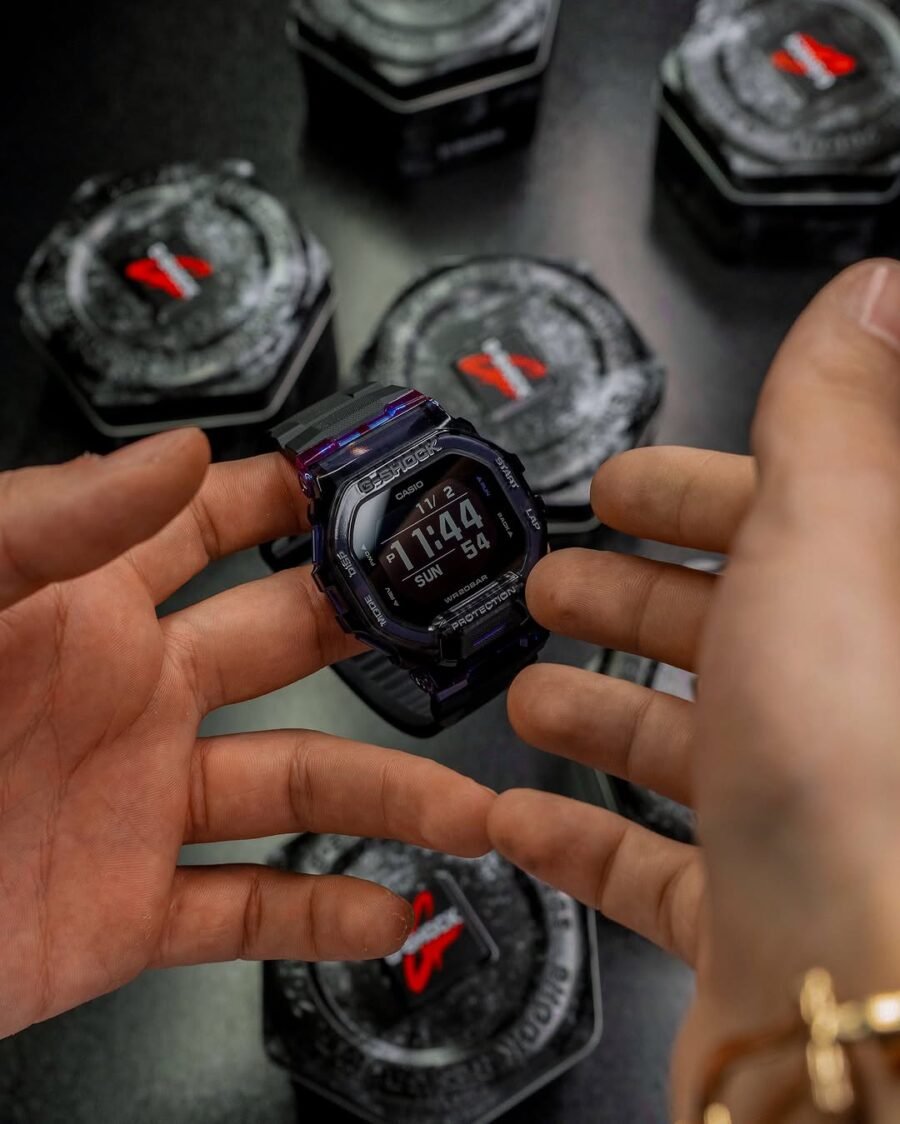 casio g shock gbd 200sm purple