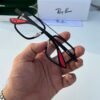 rayban black plano