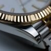 role x oyster perpetual date just 2ton gold white