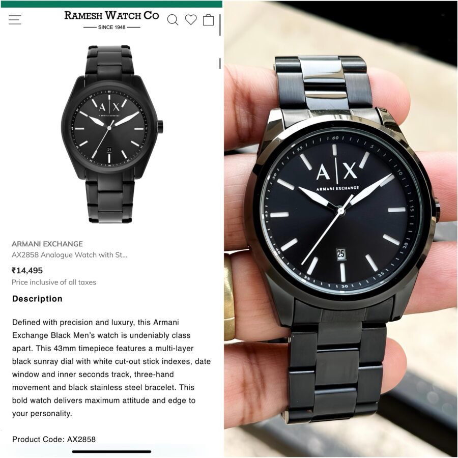 arman i exchange mens watch