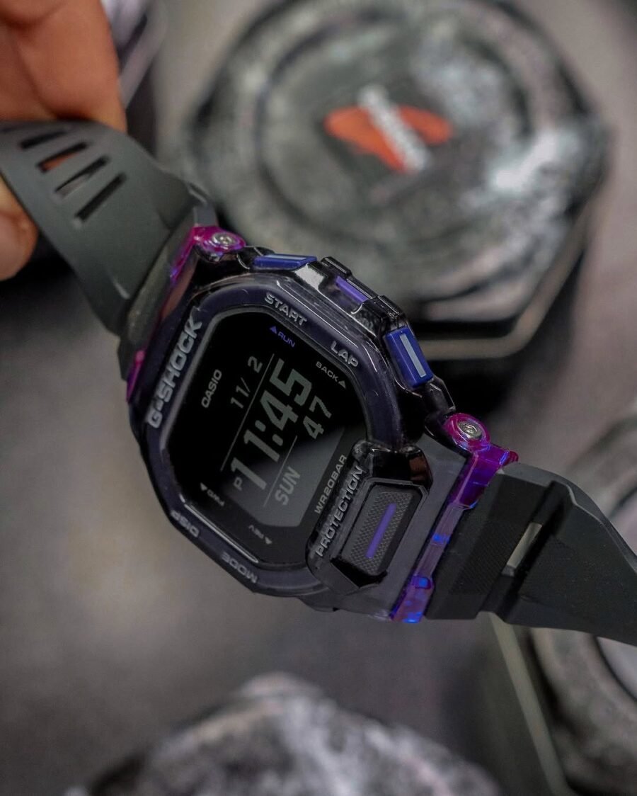 casio g shock gbd 200sm purple