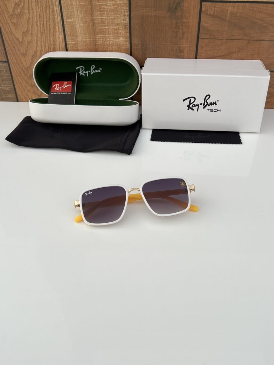 rayban gold yellow