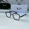 rayban black plano