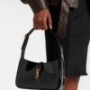 ysl saint laurent shoulder hobo bag glossy with box dustbag card