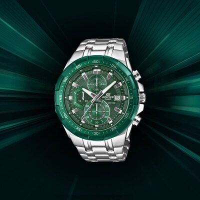 Casio Edifice Efr539 Silver-Green
