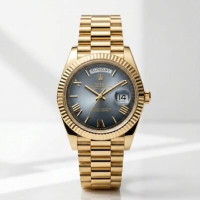 Rolee_x Oyster Perpetual Day Date 40 Battery Gold-Grey