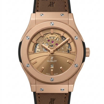 Hublot Big Bang Tourbillon Dark Brown Leather