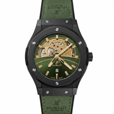 Hublot Big Bang Tourbillon Green Leather