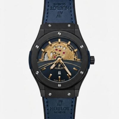 Hublot Big Bang Tourbillon Blue Leather
