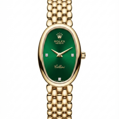 Rolee_x Cellini Gold Green Dial