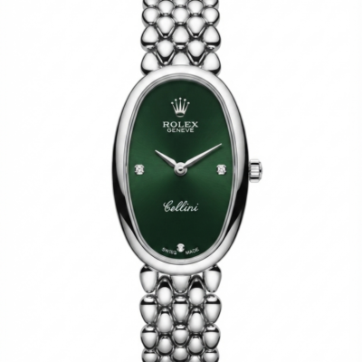 Rolee_x Cellini Silver Green Dial