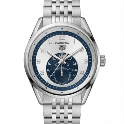 Tag heuee_r  Carrera Astronomer Silver Blue Dial