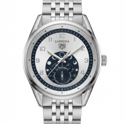 Tag heuee_r  Carrera Astronomer Silver Black Dial