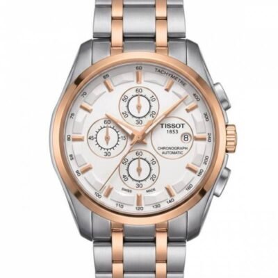 Tissoo_t 1853 Couturier Two Tone Copper white dial