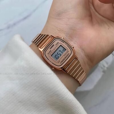 Casio Womens Vintage LA670 Copper