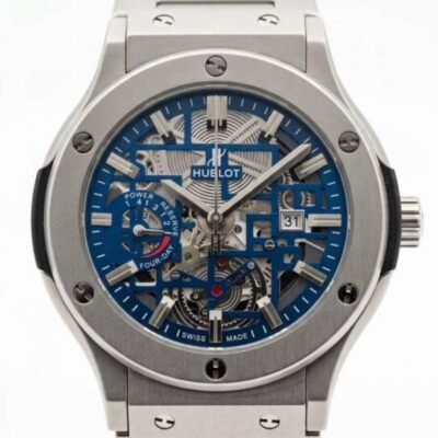 Hublo_t Big Bang Tourbillon Silver Blue Dial