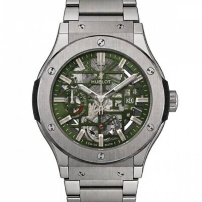 Hublo_t Big Bang Tourbillon Silver Green Dial