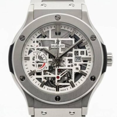 Hublo_t Big Bang Tourbillon Silver White Dial