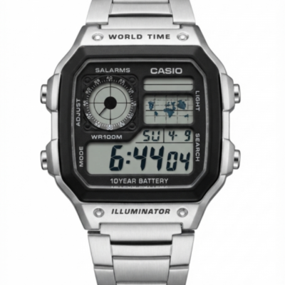 Casio AE-1200 Illuminator Silver Chian