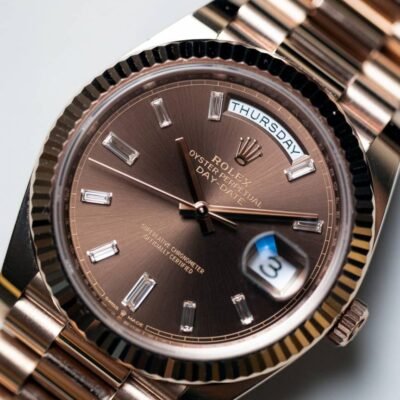 Rolee_x Oyster Perpetual Day Date 40 Battery Copper-Brown