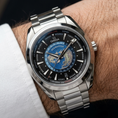 Omegg_a Seamaster Aqua Terra GMT  Worldtimer