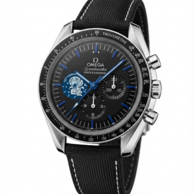 Omegg_a Speedmaster Professional Snoopy Full Black