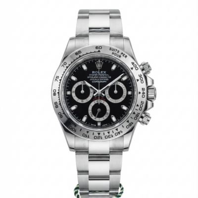 Rolee_x Daytona chronograph Silver Black Dial