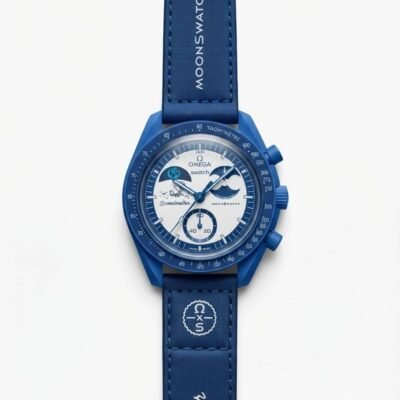 Omegg_a Speedmaster Moon watch Blue
