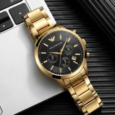Emporio Armaan_i Classic Gold-Black