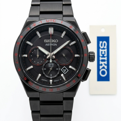 Seiko Astron Black Red Dial