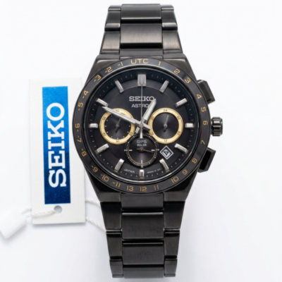 Seiko Astron Full Black Gold Chorno