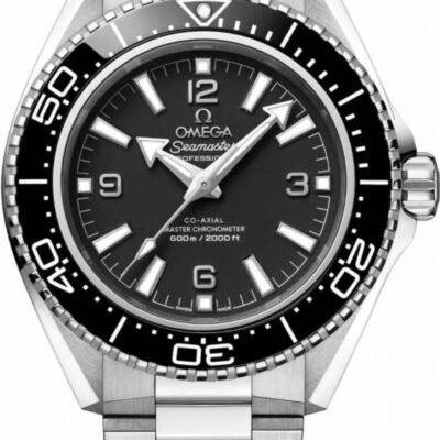 Omegg_a Seamaster Planet Ocean 600M Co-Axial Master Chronometer metal silver Black